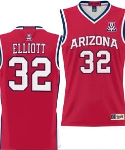 Sean Elliott Jersey #32 Arizona Wildcats NIL College Basketball Lightweight Red