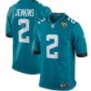 Rayshawn Jenkins Teal Jacksonville Jaguars Game Player Jersey 7 Screenshot 1 2
