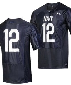 Silent Service Jersey #12 Navy Midshipmen Replica College Football Navy