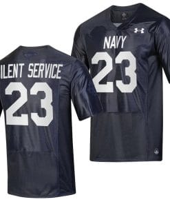 Silent Service Jersey #23 Navy Midshipmen Replica College Football Navy