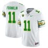 Troy Franklin Jersey #11 Oregon Ducks ‘Mighty Oregon’ Throwback College Football Uniforms White