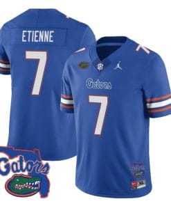 Trevor Etienne Jersey #7 Florida Gators Vapor Limited College Football Royal