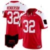 Treveyon Henderson Jersey #32 Ohio State Buckeyes College Football Stitched Vapor Limited Ohio Patch Red Alternate