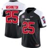 Trey Washington Jersey #25 Ole Miss Rebels Football Vapor Limited All Stitched Black Alternate