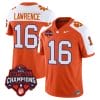 Trevor Lawrence Jersey #16 Clemson Tigers Vapor Limited Champions Patch College Football Stitched Alternate 4 Trevor Lawrence Jersey #16 Clemson Tigers Vapor Limited Champions Patch College Football Stitched Alternate