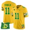 Troy Franklin Jersey #11 Oregon Ducks ‘Mighty Oregon’ Throwback Football Oregon State Yellow