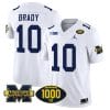 Tom Brady Jersey #10 Michigan Wolverines 1000 Wins Patch Vapor College Football White