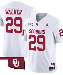 Tawee Walker Jersey #29 Oklahoma Sooners Vapor Limited College Football Stitched White