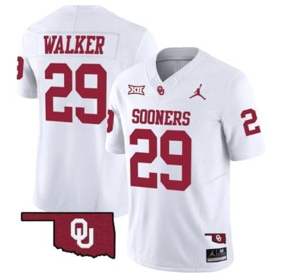 Tawee Walker Jersey #29 Oklahoma Sooners Vapor Limited College Football Stitched White