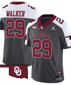Tawee Walker Jersey #29 Oklahoma Sooners Vapor Limited College Football Stitched Special Anthracite