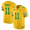 Trikweze Bridges Jersey #11 Oregon Ducks ‘Mighty Oregon’ Throwback Football Uniforms Yellow