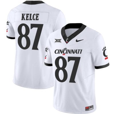 Travis Kelce Jersey #87 Cincinnati Bearcats Vapor Limited College Football All Stitched White