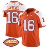 Trevor Lawrence Jersey #16 Clemson Tigers Vapor Limited Acc Patch College Football Stitched Alternate 5 Trevor Lawrence Jersey #16 Clemson Tigers Vapor Limited Acc Patch College Football Stitched Alternate