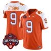 Travis Etienne Jersey #9 Clemson Tigers Vapor Limited Champions Patch College Football Stitched Alternate