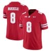 Tanner Mordecai Jersey #8 Wisconsin Badgers Vapor Limited College Football Red