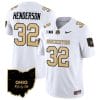 Treveyon Henderson Jersey #32 Ohio State Buckeyes College Football Stitched Special Vapor Limited White