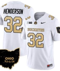 Treveyon Henderson Jersey #32 Ohio State Buckeyes College Football Stitched Special Vapor Limited White