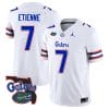 Trevor Etienne Jersey #7 Florida Gators Vapor Limited Florida Map College Football White 5 Trevor Etienne Jersey #7 Florida Gators Vapor Limited Florida Map College Football White