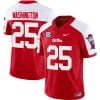 Trey Washington Jersey #25 Ole Miss Rebels Football Vapor Limited All Stitched Red Alternate