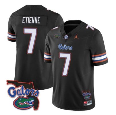 Trevor Etienne Jersey #7 Florida Gators Vapor Limited College Football Black 8 Trevor Etienne Jersey #7 Florida Gators Vapor Limited College Football Black