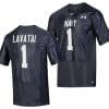 Tai Lavatai Jersey #1 Navy Midshipmen Silent Service Replica College Football Navy