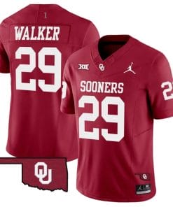 Tawee Walker Jersey #29 Oklahoma Sooners Vapor Limited College Football Stitched Red