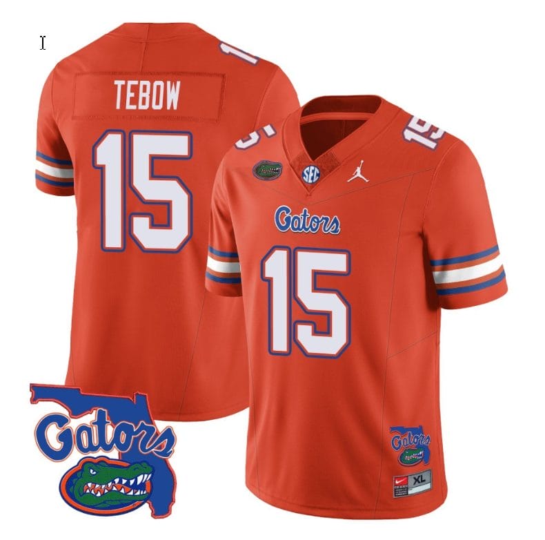 Tim Tebow Jersey #15 Florida Gators Vapor Limited College Football Orange 1 Tim Tebow Jersey #15 Florida Gators Vapor Limited College Football Orange