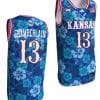Wilt Chamberlain Jersey #13 Kansas Jayhawks Bill Self Game College Basketball Blue Maui Strong 4 Wilt Chamberlain Jersey #13 Kansas Jayhawks Bill Self Game College Basketball Blue Maui Strong