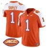 Will Shipley Jersey #1 Clemson Tigers Vapor Limited Acc Patch College Football Stitched Alternate 4 Will Shipley Jersey #1 Clemson Tigers Vapor Limited Acc Patch College Football Stitched Alternate