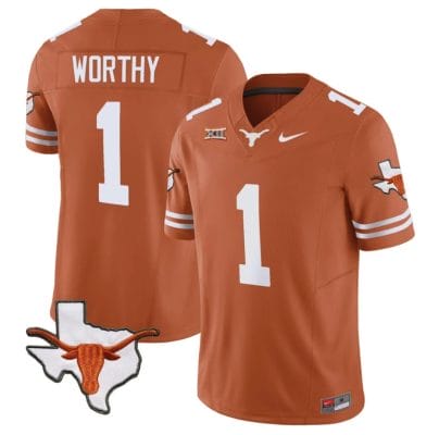 Xavier Worthy Jersey #1 Texas Longhorn Vapor Limited College Football Texas Orange 8 Xavier Worthy Jersey #1 Texas Longhorn Vapor Limited College Football Texas Orange