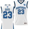 Anthony Davis Jersey #23 Kentucky Wildcats NIL College Basketball Lightweight White 2 Anthony Davis Jersey #23 Kentucky Wildcats NIL College Basketball Lightweight White