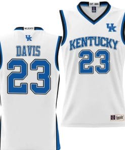 Anthony Davis Jersey #23 Kentucky Wildcats NIL College Basketball Lightweight White