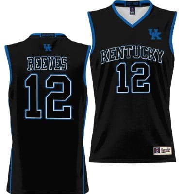 Antonio Reeves Jersey #12 Kentucky Wildcats NIL College Basketball Lightweight Black 6 Antonio Reeves Jersey #12 Kentucky Wildcats NIL College Basketball Lightweight Black
