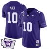 Austin Mack Jersey #10 Washington Huskies Washington Map Patch Football Purple