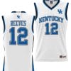 Antonio Reeves Jersey #12 Kentucky Wildcats NIL College Basketball Lightweight White 3 Antonio Reeves Jersey #12 Kentucky Wildcats NIL College Basketball Lightweight White