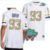 Aidan Birr Jersey #93 Georgia Tech Yellow Jackets 2023 Gasparilla Bowl Patch Football White 4 Aidan Birr Jersey #93 Georgia Tech Yellow Jackets 2023 Gasparilla Bowl Patch Football White