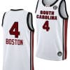 Aliyah Boston Jersey #4 South Carolina Gamecocks College Basketball 2023-24 White