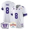 Bralen Trice Jersey #8 Washington Huskies Alamo Bowl Patch Football White