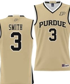 Braden Smith Jersey #3 Purdue Boilermakers NIL College Basketball Lightweight Gold