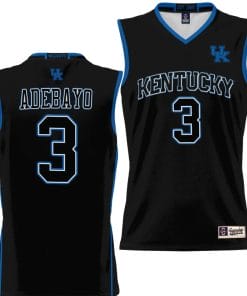 Bam Adebayo Jersey #3 Kentucky Wildcats NIL College Basketball Lightweight Black