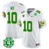 Bo Nix Jersey #10 Oregon Ducks Honor Spencer Webb Patch Football White 4 Bo Nix Jersey #10 Oregon Ducks Honor Spencer Webb Patch Football White