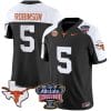 Bijan Robinson Jersey #5 Texas Longhorns Sugar Bowl Patch Vapor Football Black Alternate 5 Bijan Robinson Jersey #5 Texas Longhorns Sugar Bowl Patch Vapor Football Black Alternate