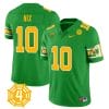 Bo Nix Jersey #10 Oregon Ducks Honor Spencer Webb Patch Football Green 4 Bo Nix Jersey #10 Oregon Ducks Honor Spencer Webb Patch Football Green