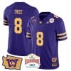 Bralen Trice Jersey #8 Washington Huskies Alamo Bowl Patch Football Purple Gold
