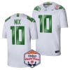 Bo Nix Jersey #10 Oregon Ducks Fiesta Bowl Patch 2024 Football White