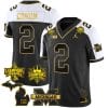 Blake Corum Jersey #2 Michigan Wolverines 2023 Big Ten Back to Back Champions Patch Stitched Gold Alternate