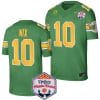 Bo Nix Jersey #10 Oregon Ducks Fiesta Bowl Patch 2024 Football Playoff Green