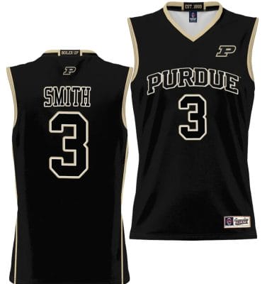 Braden Smith Jersey #3 Purdue Boilermakers NIL College Basketball Lightweight Black