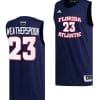 Brandon Weatherspoon Jersey #23 FAU Owls College Basketball Replica Navy 3 Brandon Weatherspoon Jersey #23 FAU Owls College Basketball Replica Navy