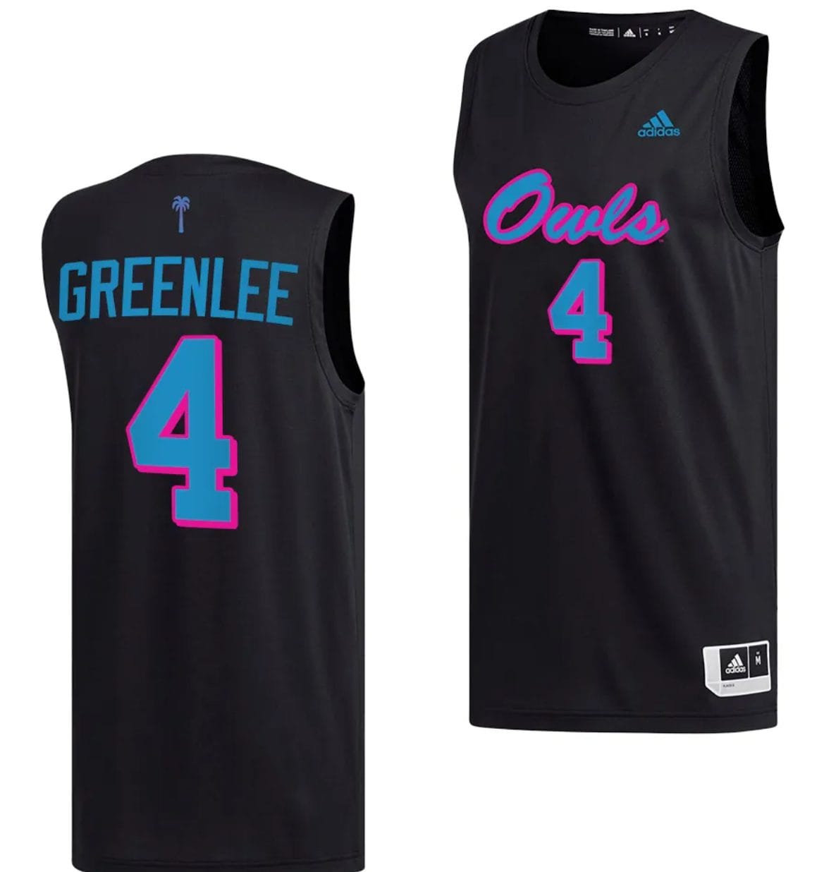 Bryan Greenlee Jersey #4 FAU Owls College Basketball Replica Black 1 Bryan Greenlee Jersey #4 FAU Owls College Basketball Replica Black